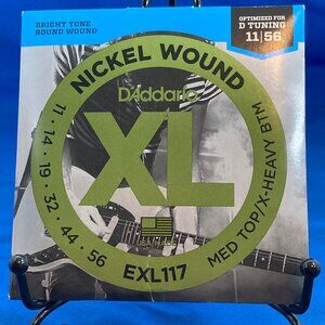 D'Addario EXL117 XL Nickel Electric Guitar Strings 11/56
